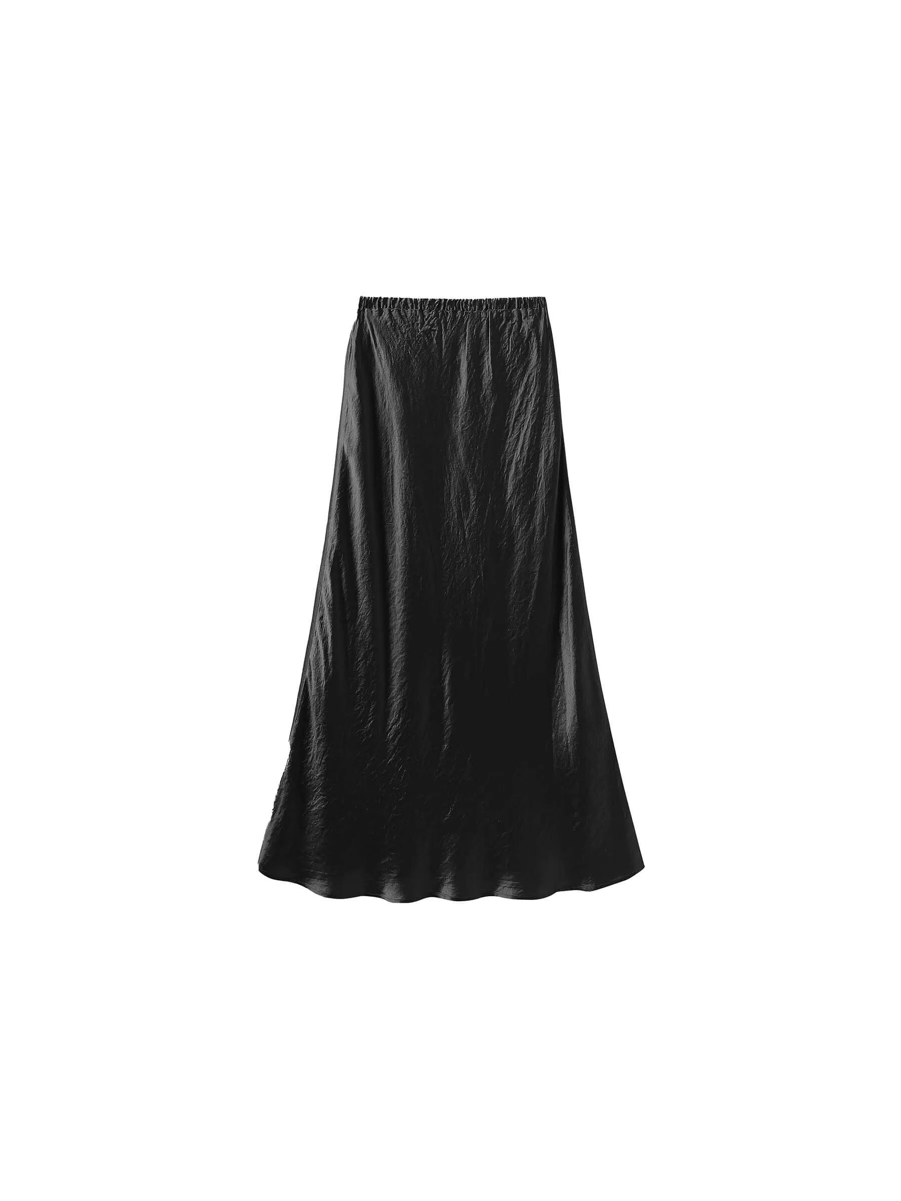 100% Heavyweight Acetate Bias Cut Skirt