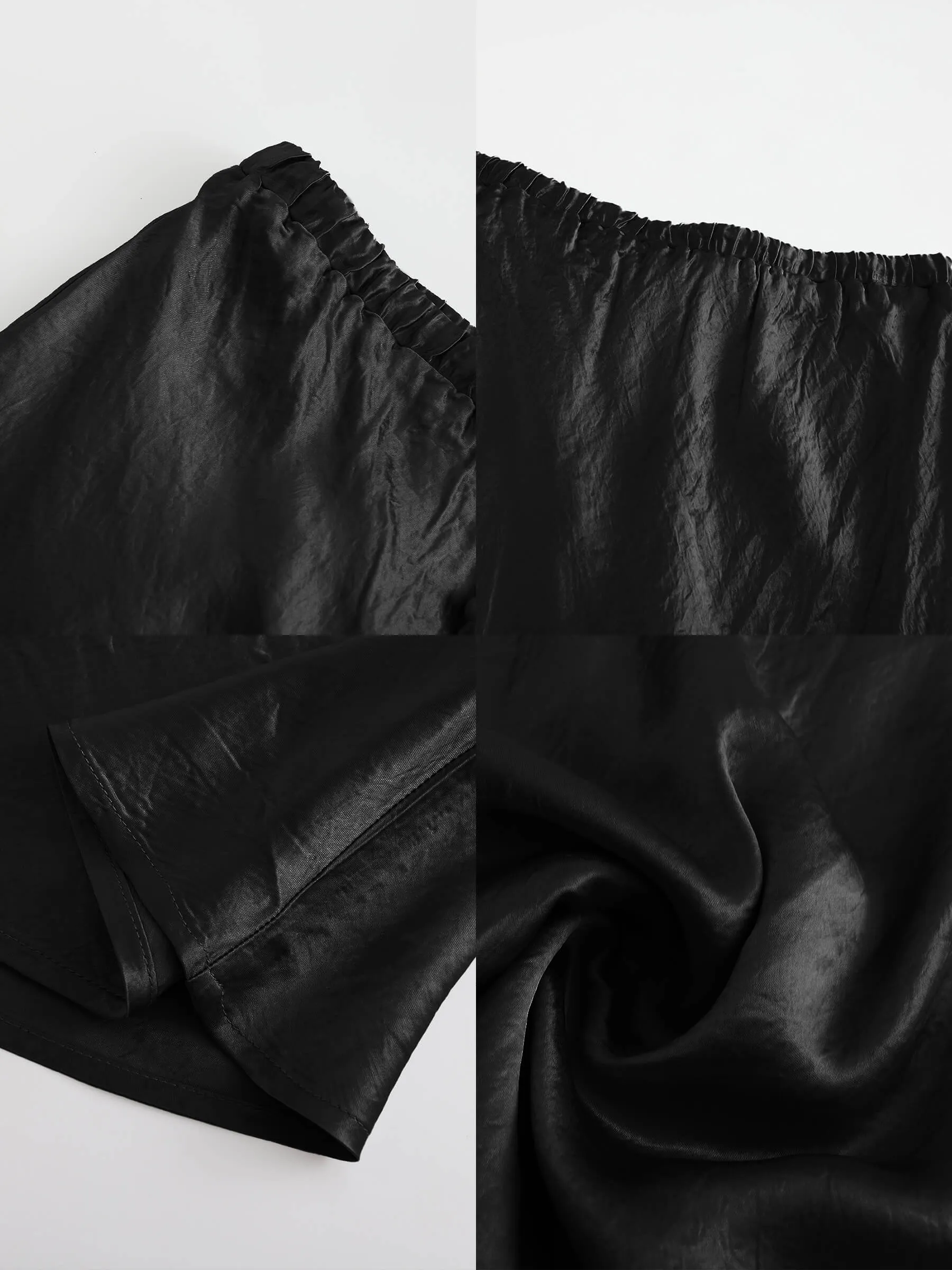 100% Heavyweight Acetate Bias Cut Skirt