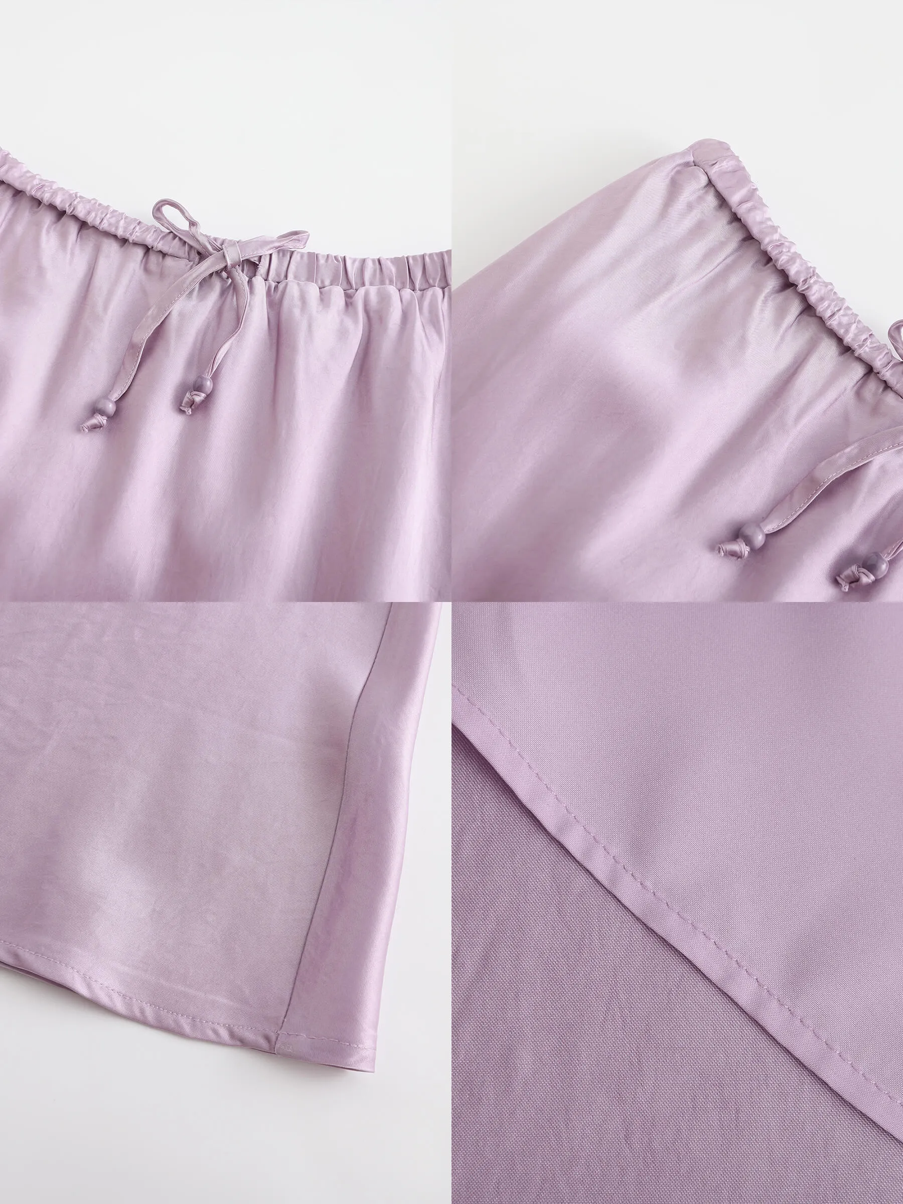100% Heavyweight Acetate Bias Cut Skirt