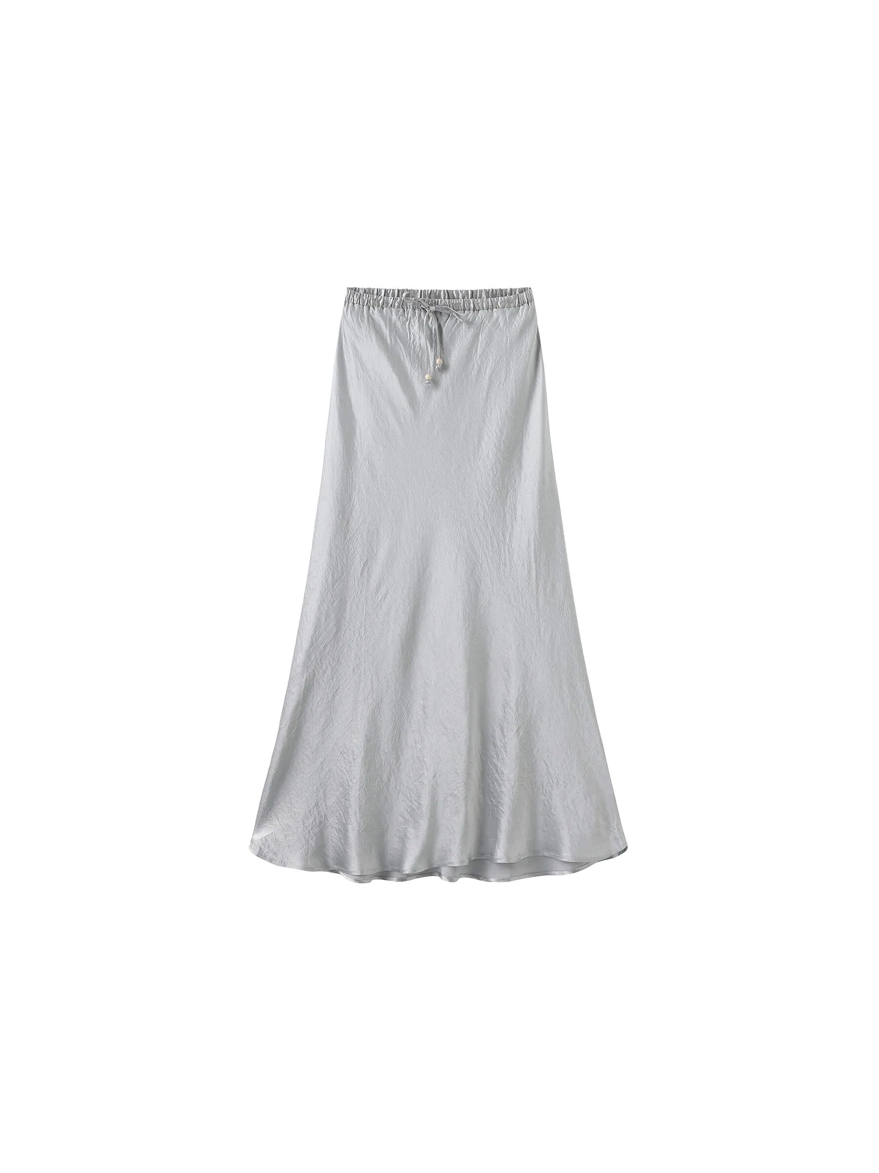 100% Heavyweight Acetate Bias Cut Skirt