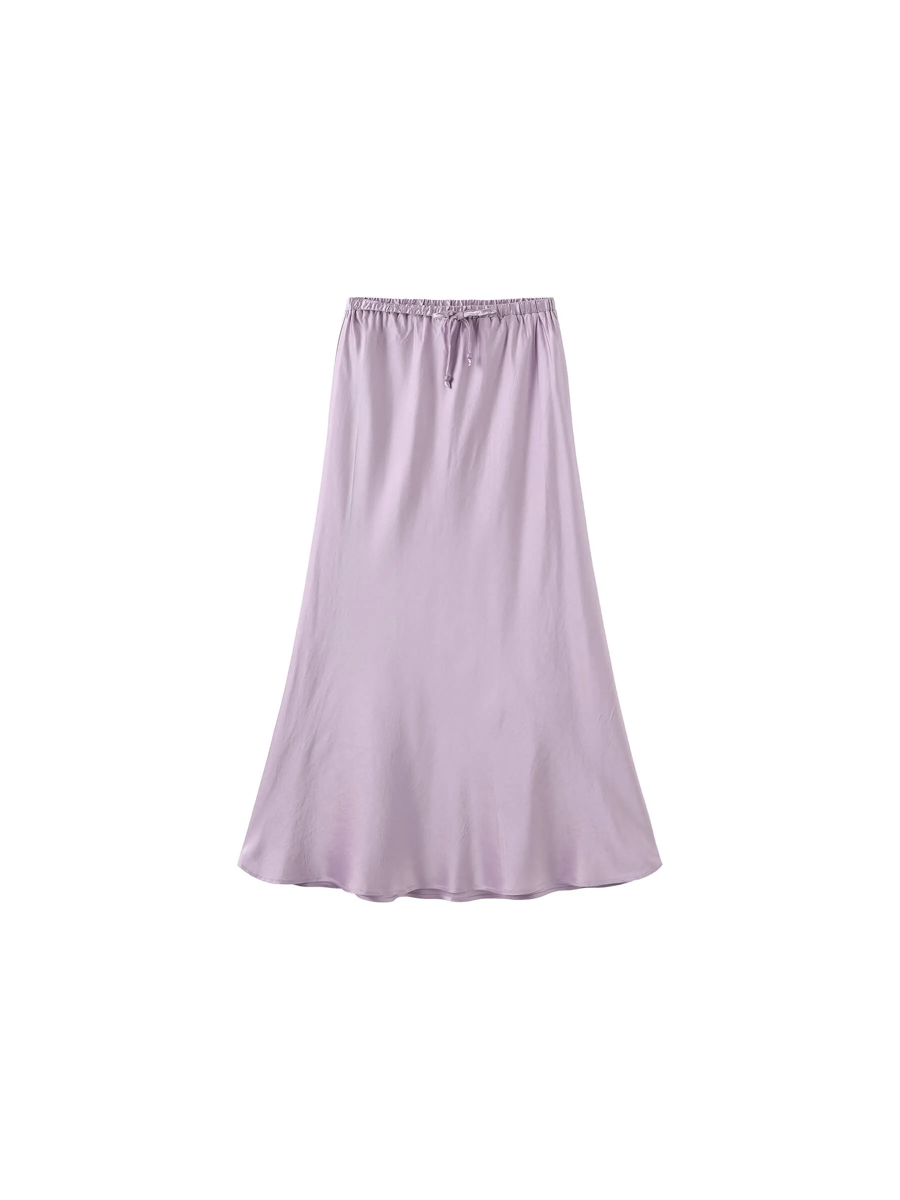 100% Heavyweight Acetate Bias Cut Skirt