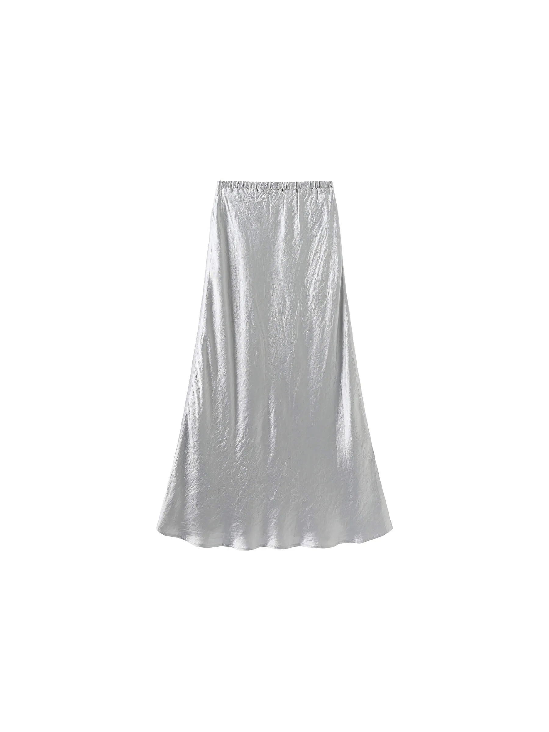 100% Heavyweight Acetate Bias Cut Skirt