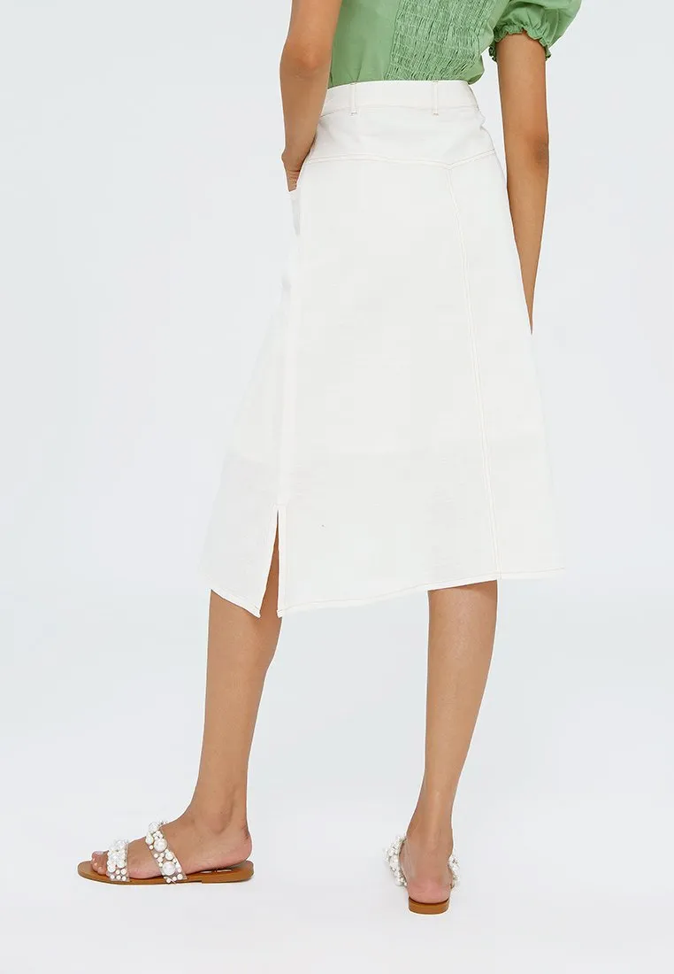 A-line Midi Skirt