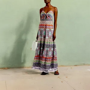 ALICE   OLIVIA  Minka Tieft Maxi Dress