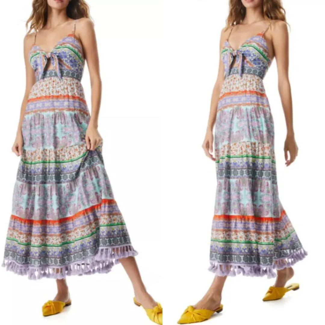 ALICE   OLIVIA  Minka Tieft Maxi Dress
