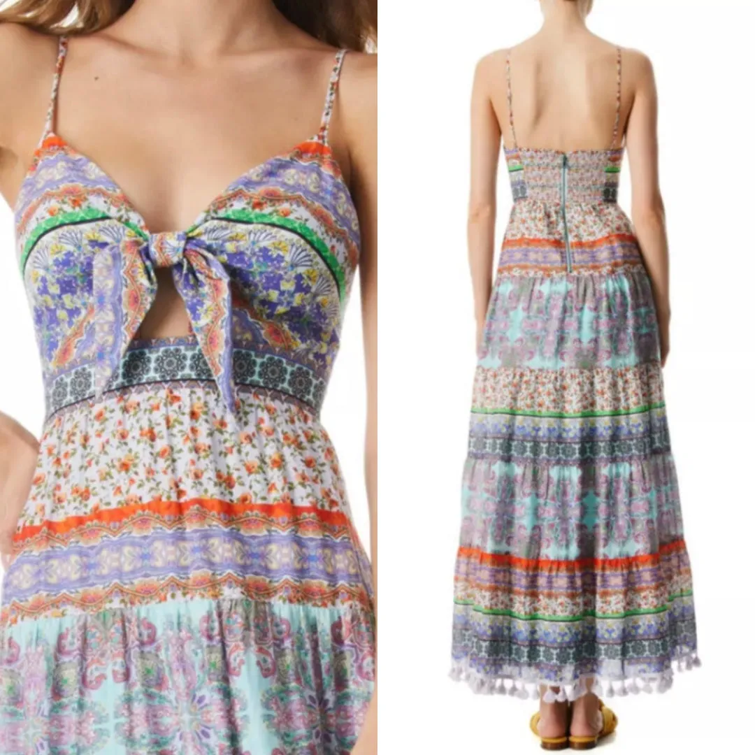 ALICE   OLIVIA  Minka Tieft Maxi Dress