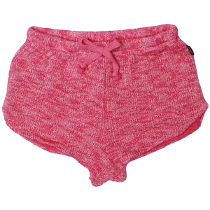 Barbie Pink Crochet Tie-Waist Shorts