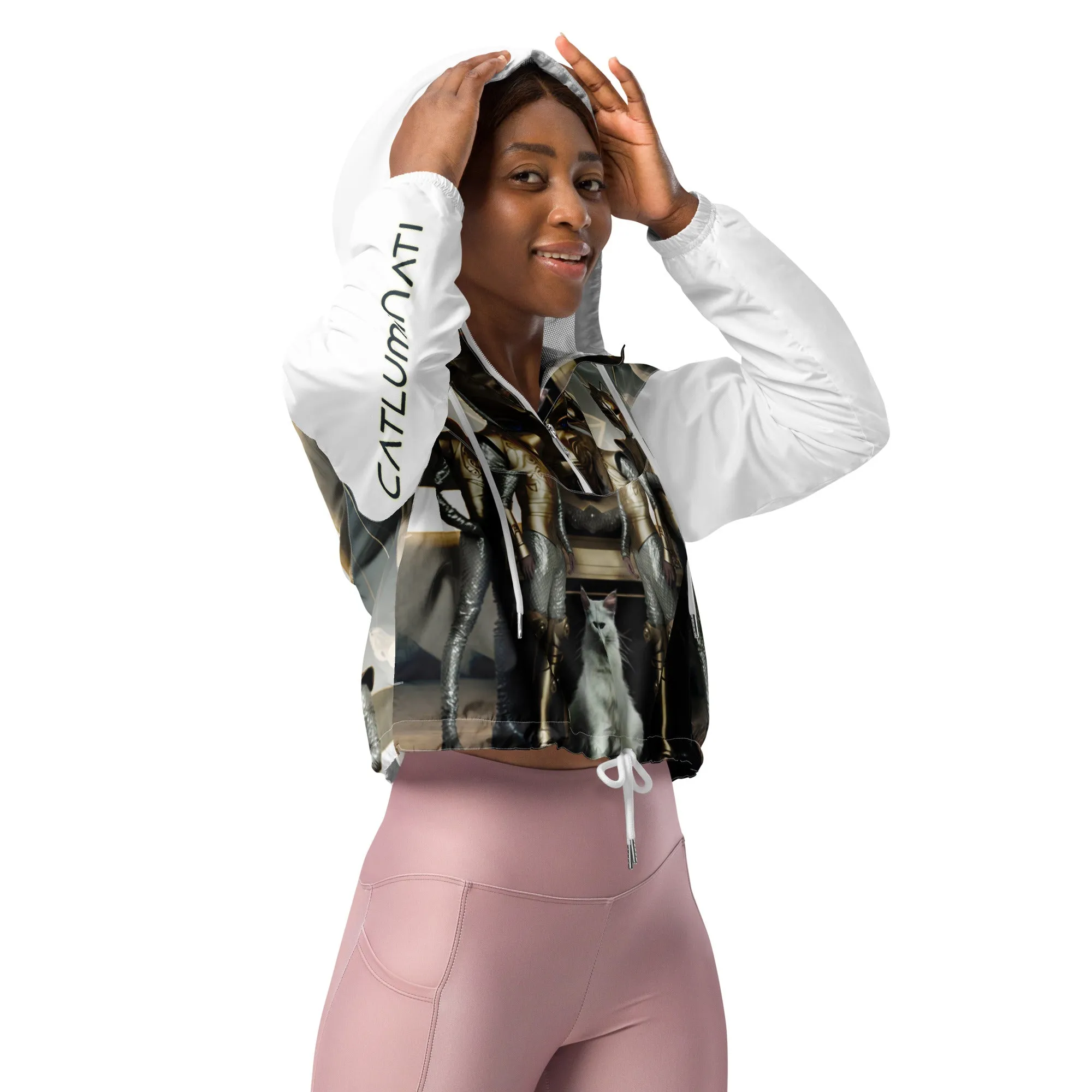 Cattica Force cropped windbreaker