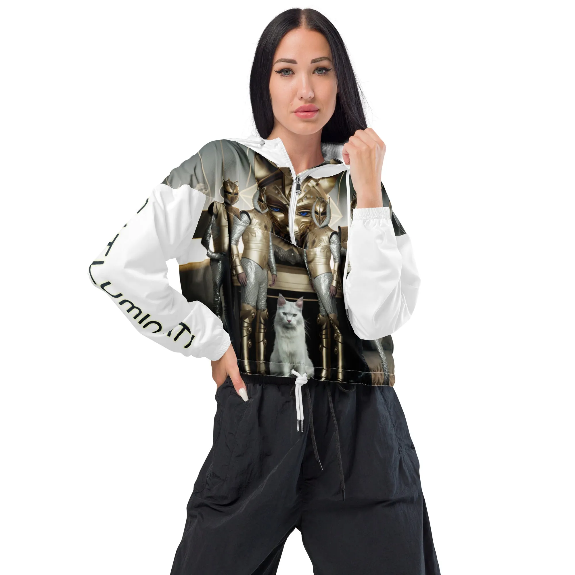 Cattica Force cropped windbreaker
