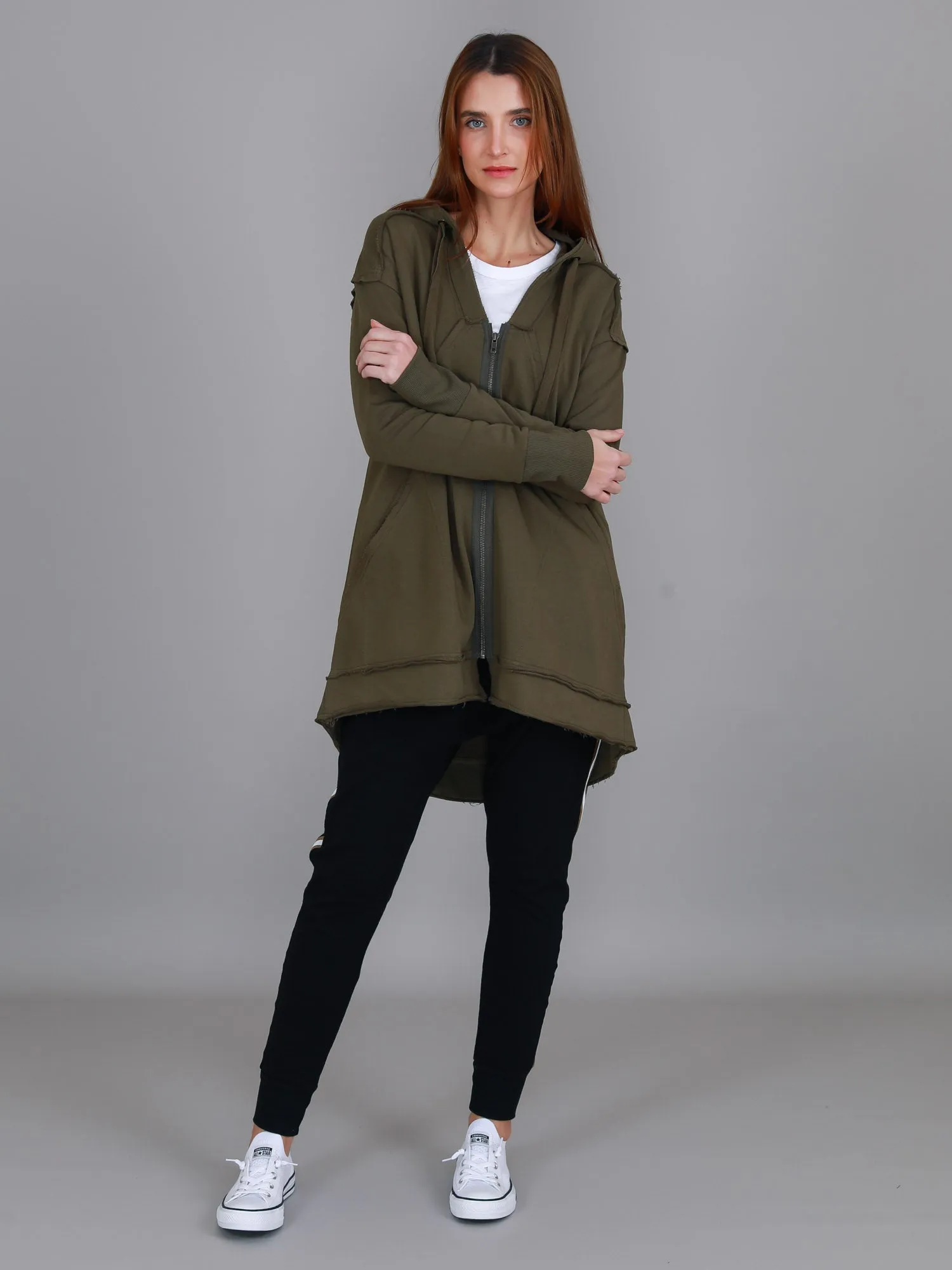Charlie Sweatshirt Hooded Jacket