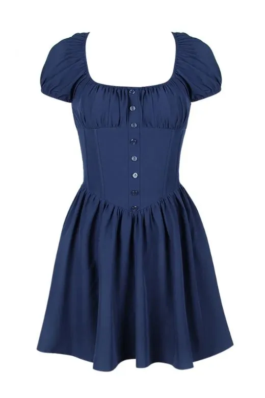 Corey Bodycon Mini Dress - Navy Blue