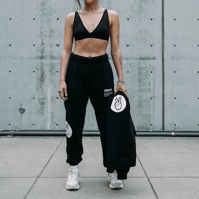 Deuce Premium Sweat Pants | Black