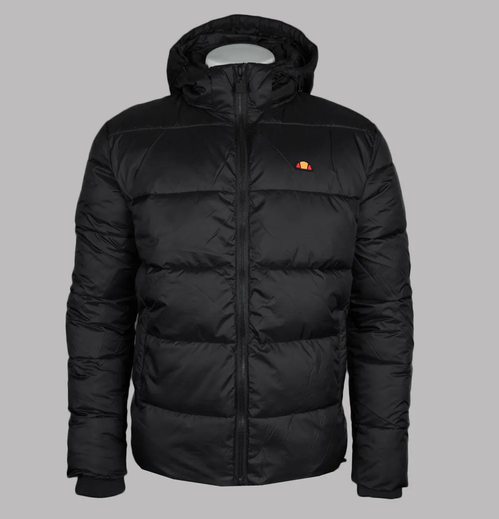 Ellesse Paddero Hooded Puffer Jacket Black