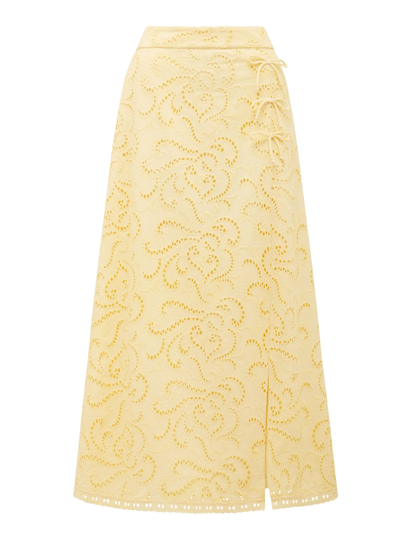 Emelia Broderie Midi Skirt