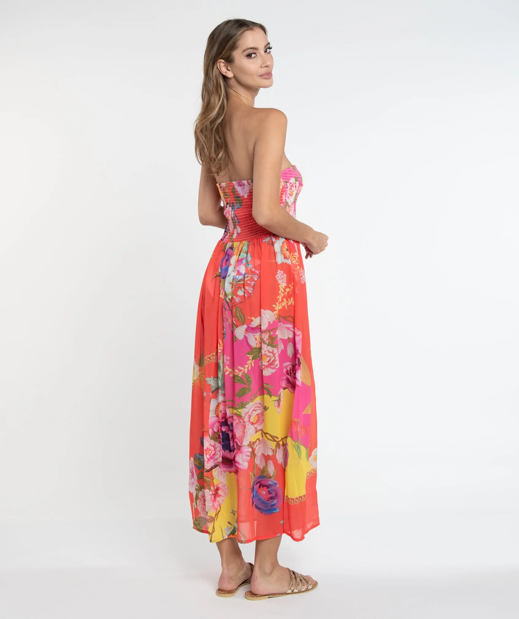 Hawaii Maxi Dress - Orange
