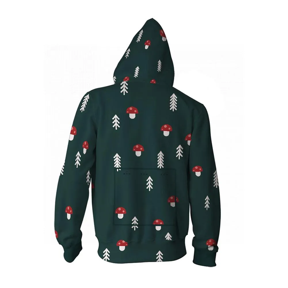 I Am Groot Cosplay Hoodie 3D Printed Hooded Sweatshirt Men Women Casual Streetwear Zip Up Jacket Coat
