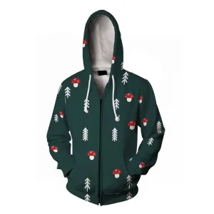 I Am Groot Cosplay Hoodie 3D Printed Hooded Sweatshirt Men Women Casual Streetwear Zip Up Jacket Coat