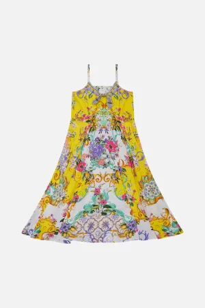 KIDS TIE FRONT MAXI DRESS 12-14 CATERINA SPRITZ