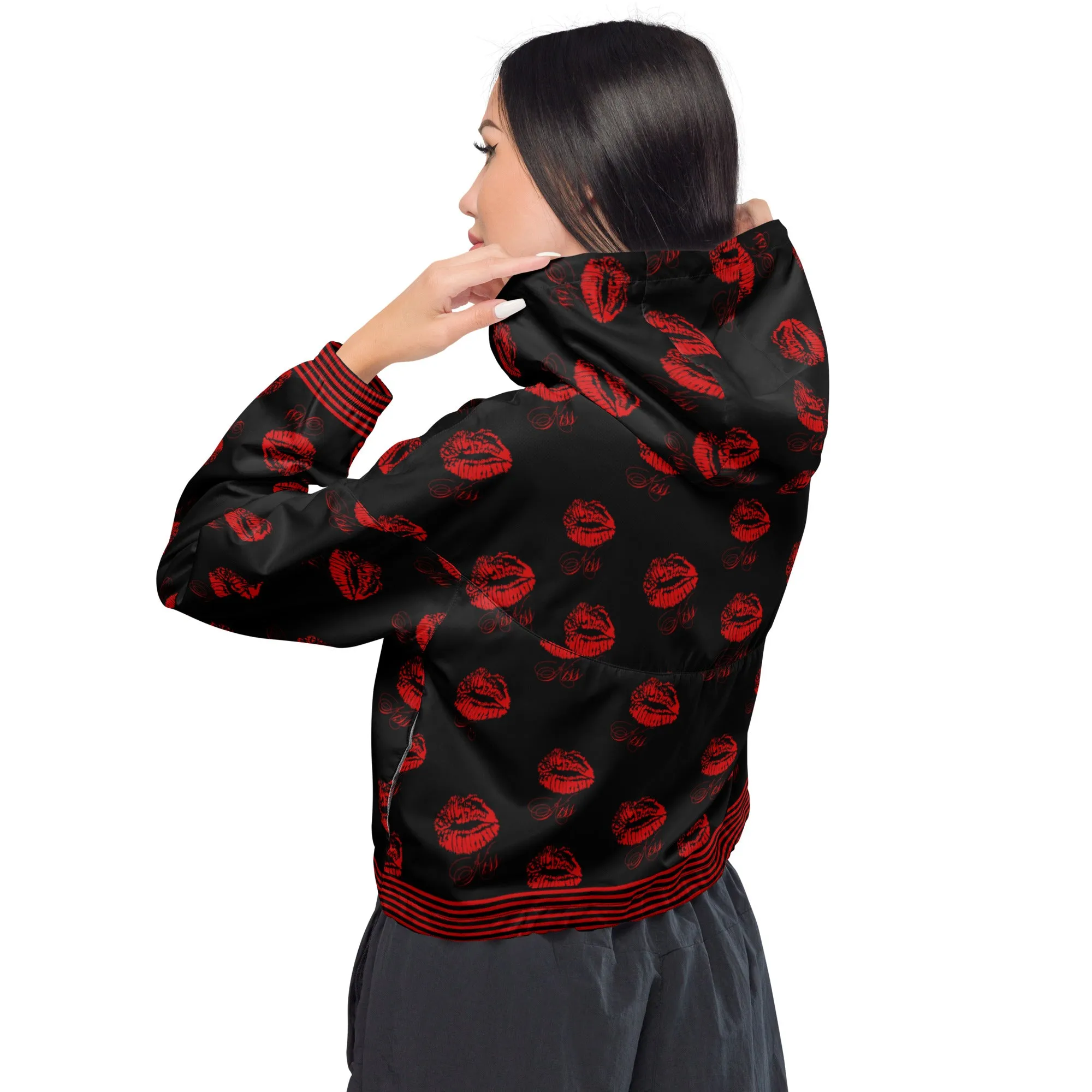 Kisses Women’s cropped windbreaker