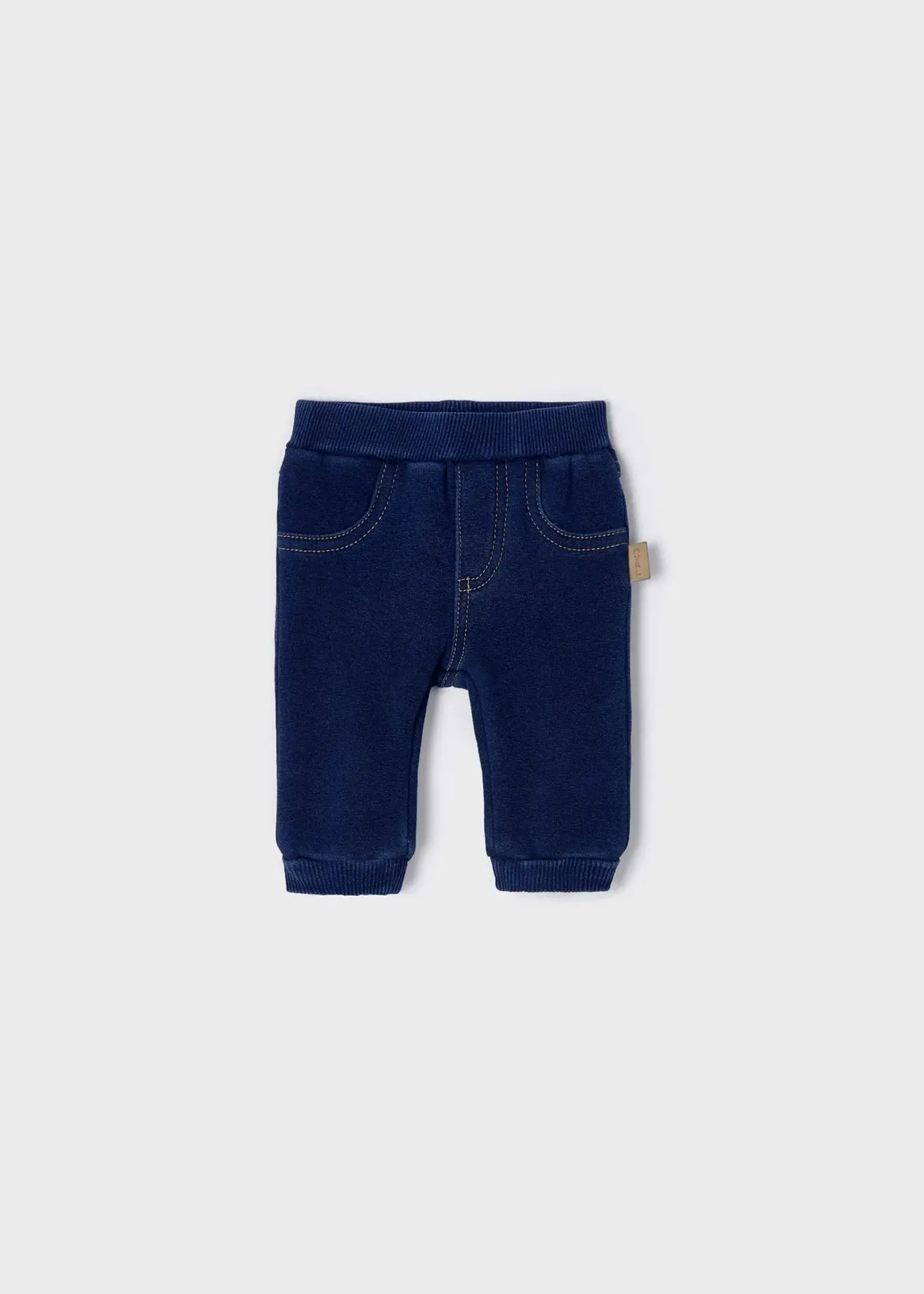 Long Denim Pants With Elastic Waistband Newborn Boy | Mayoral