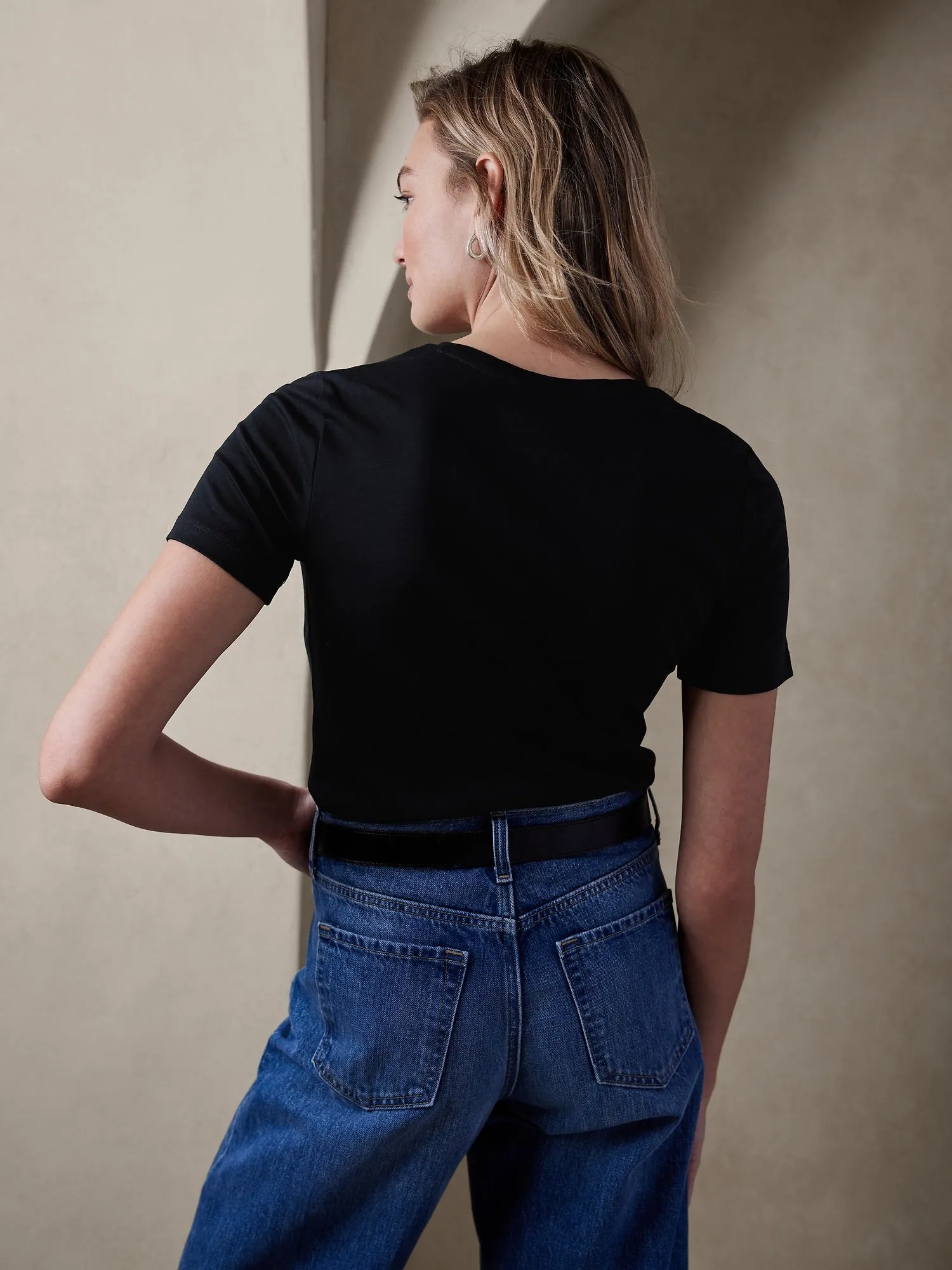 Luxe Touch V-Neck T-Shirt