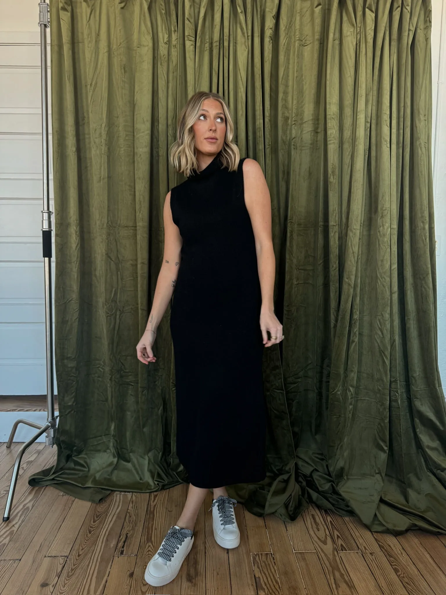 Maeva Sweater Maxi - Black