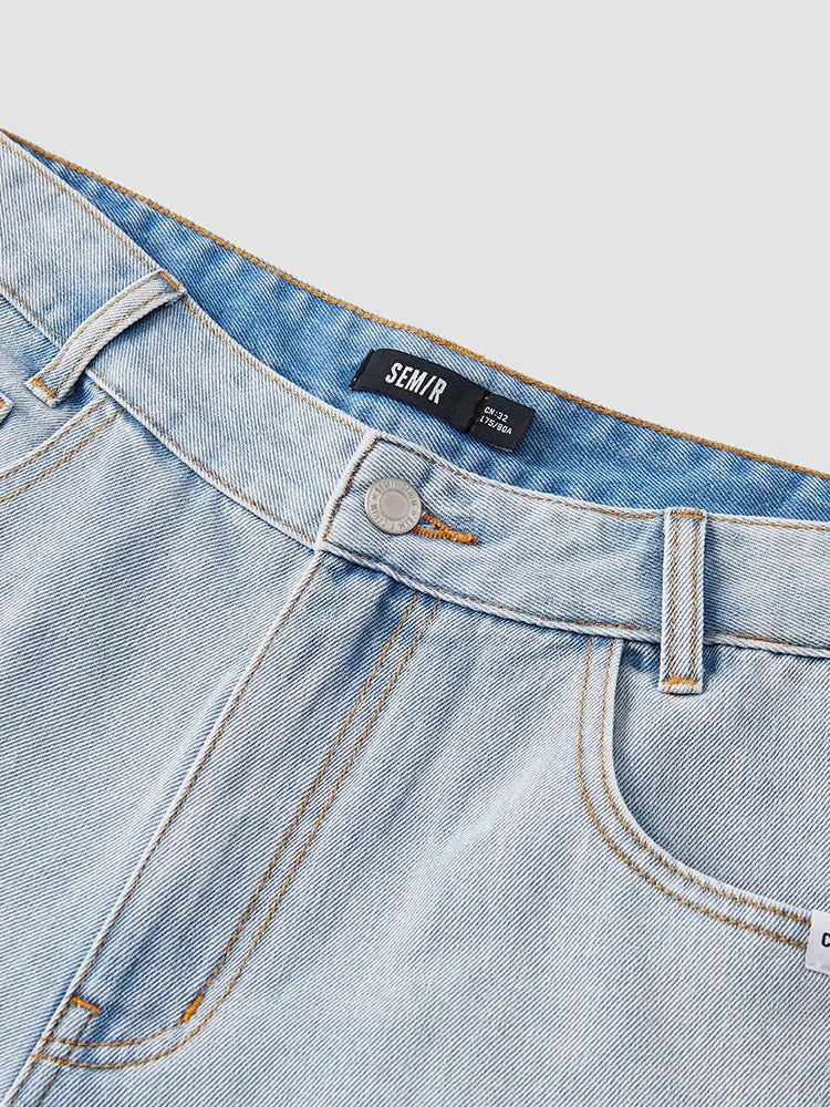 Men's Denim Stretch Cool Straight Pants