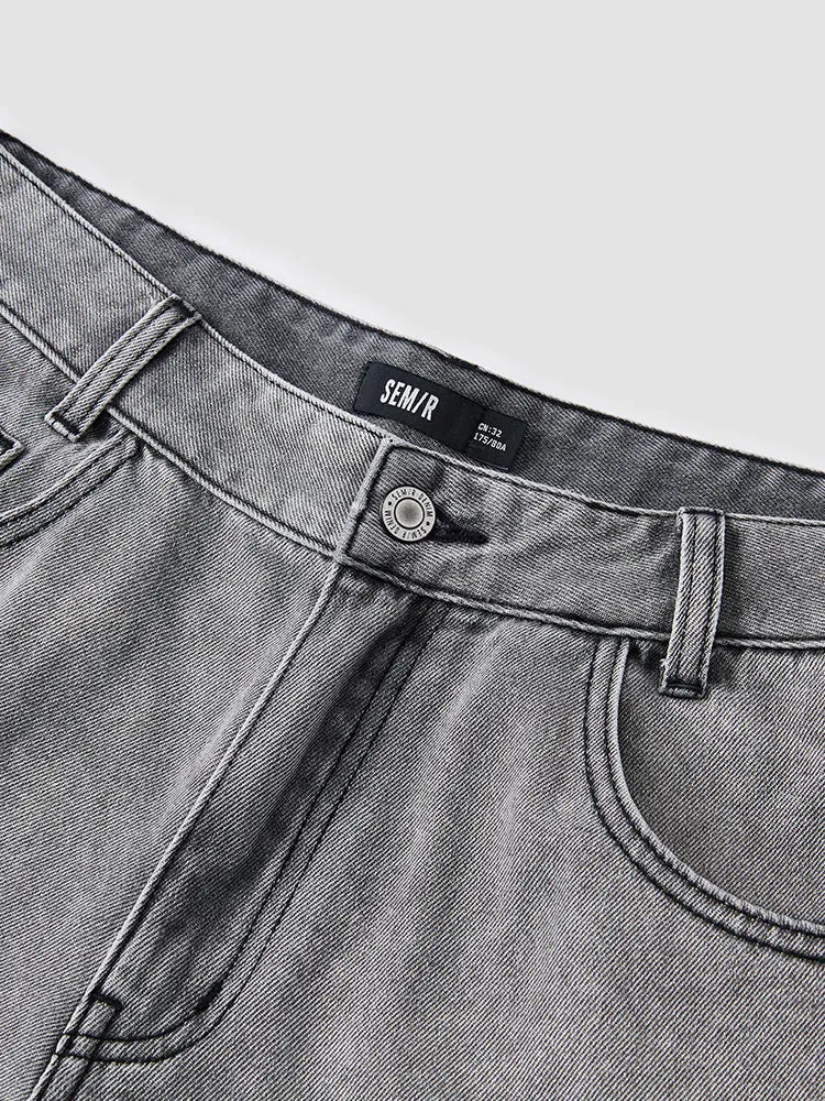 Men's Denim Stretch Cool Straight Pants