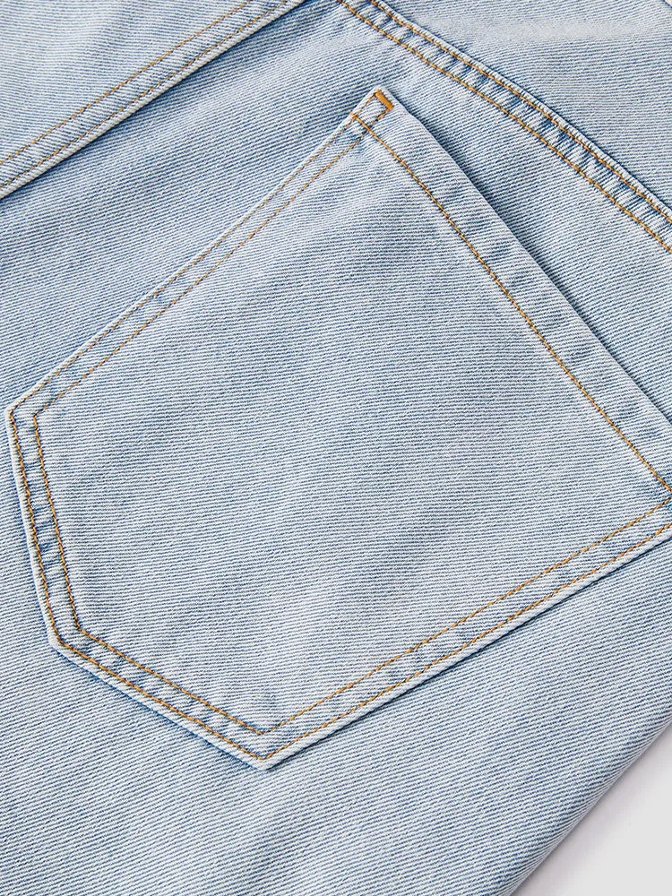 Men's Denim Stretch Cool Straight Pants