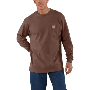 Men's Loose Fit Heavyweight Long Sleeve Pocket T-Shirt