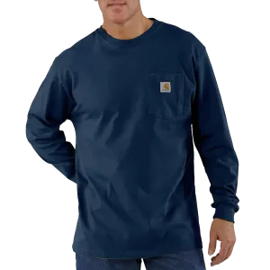 Men's Loose Fit Heavyweight Long-Sleeve Pocket T-Shirt