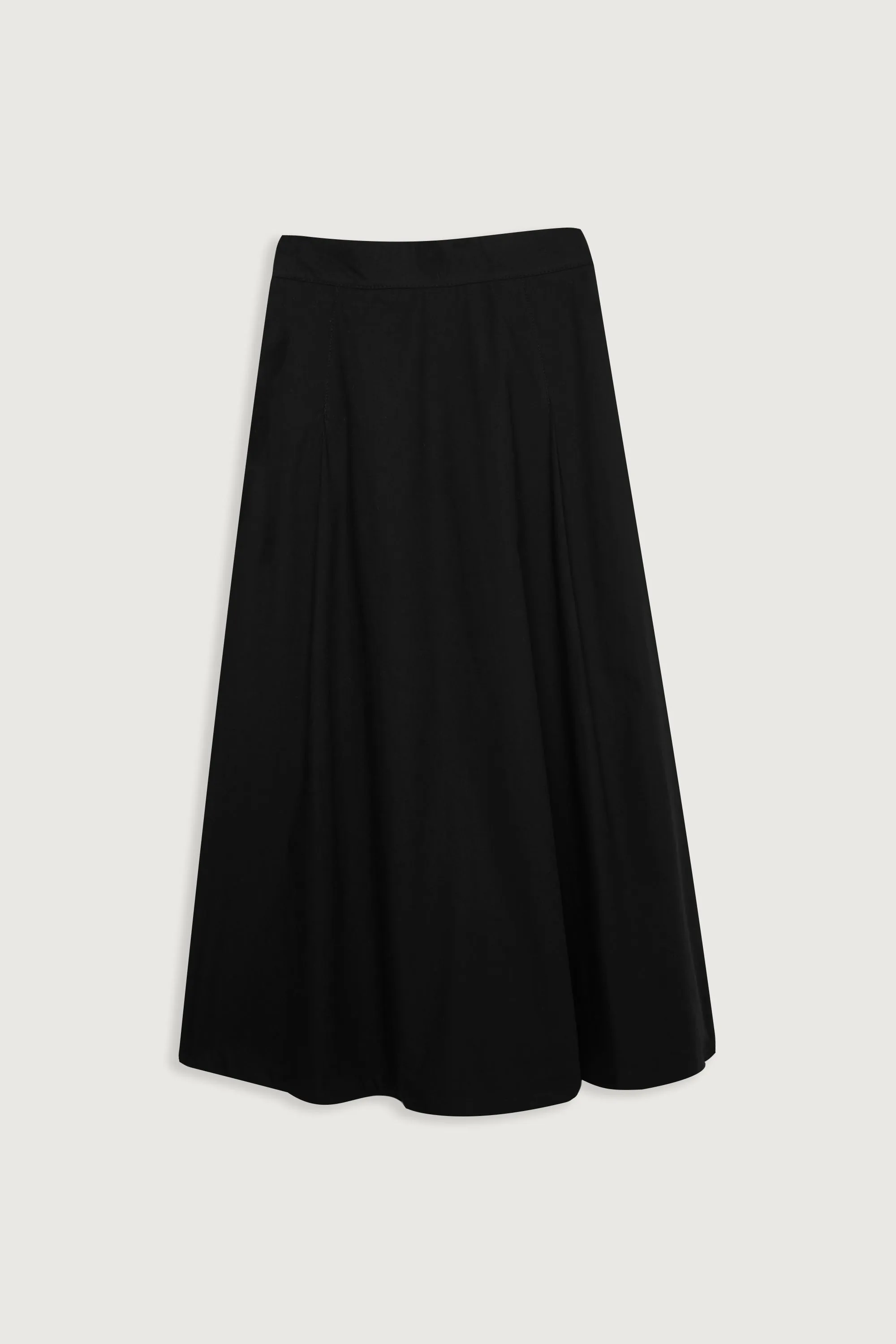 MIDI A-LINE SKIRT