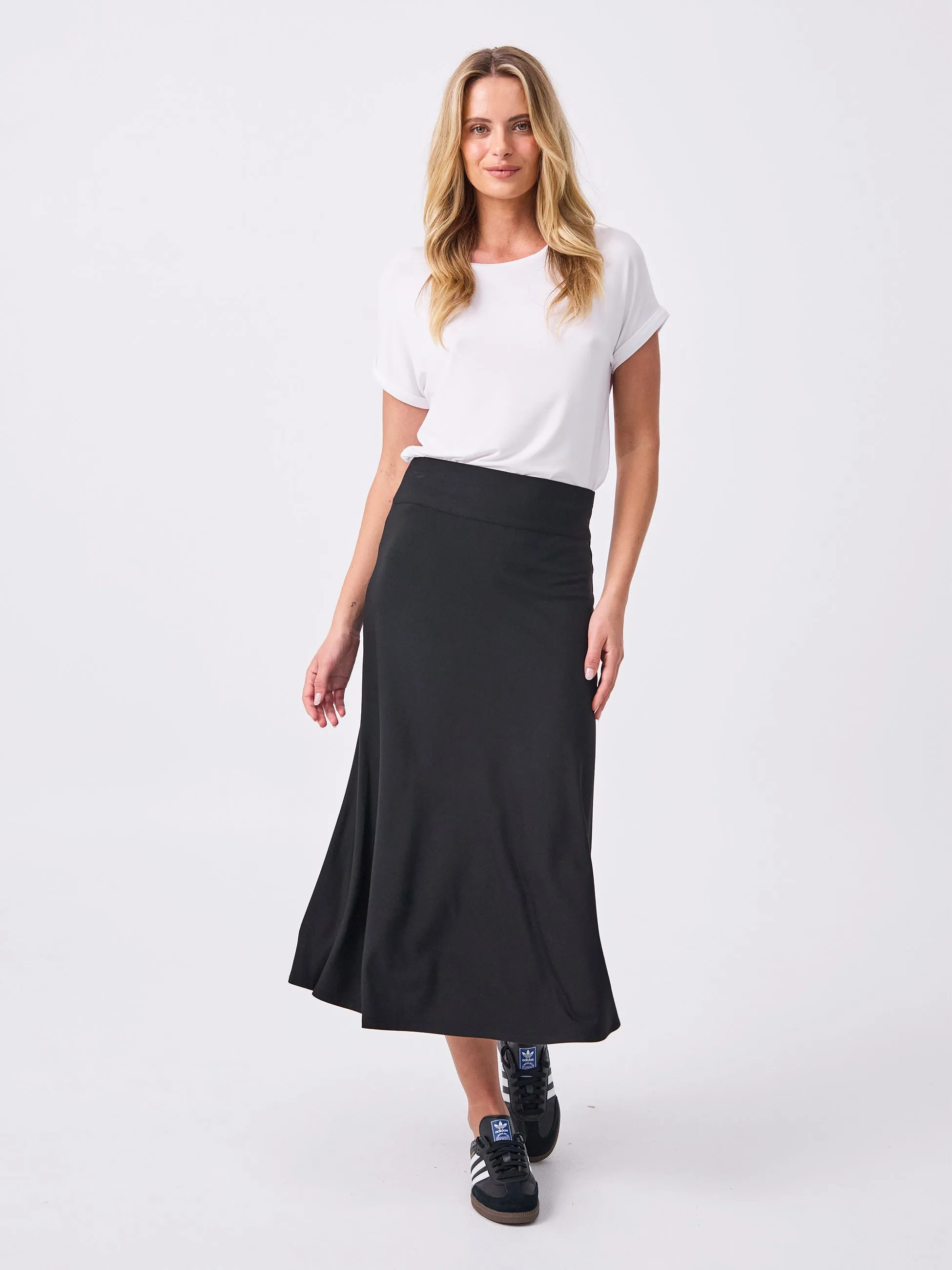 Nomad A line Skirt  - Black
