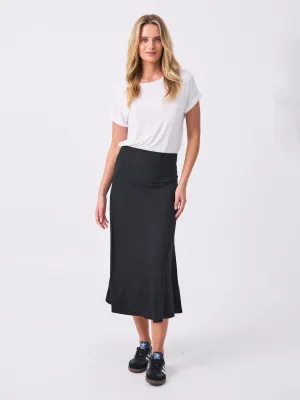 Nomad A line Skirt  - Black