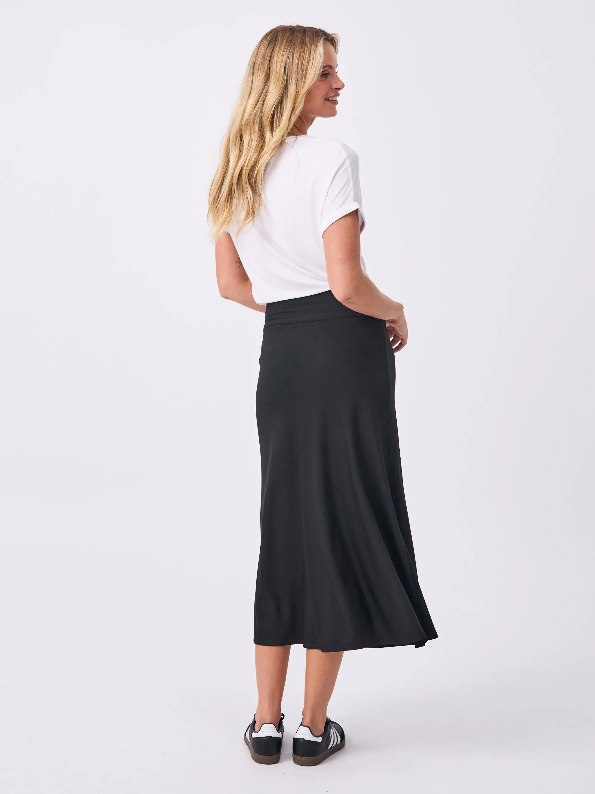 Nomad A line Skirt  - Black