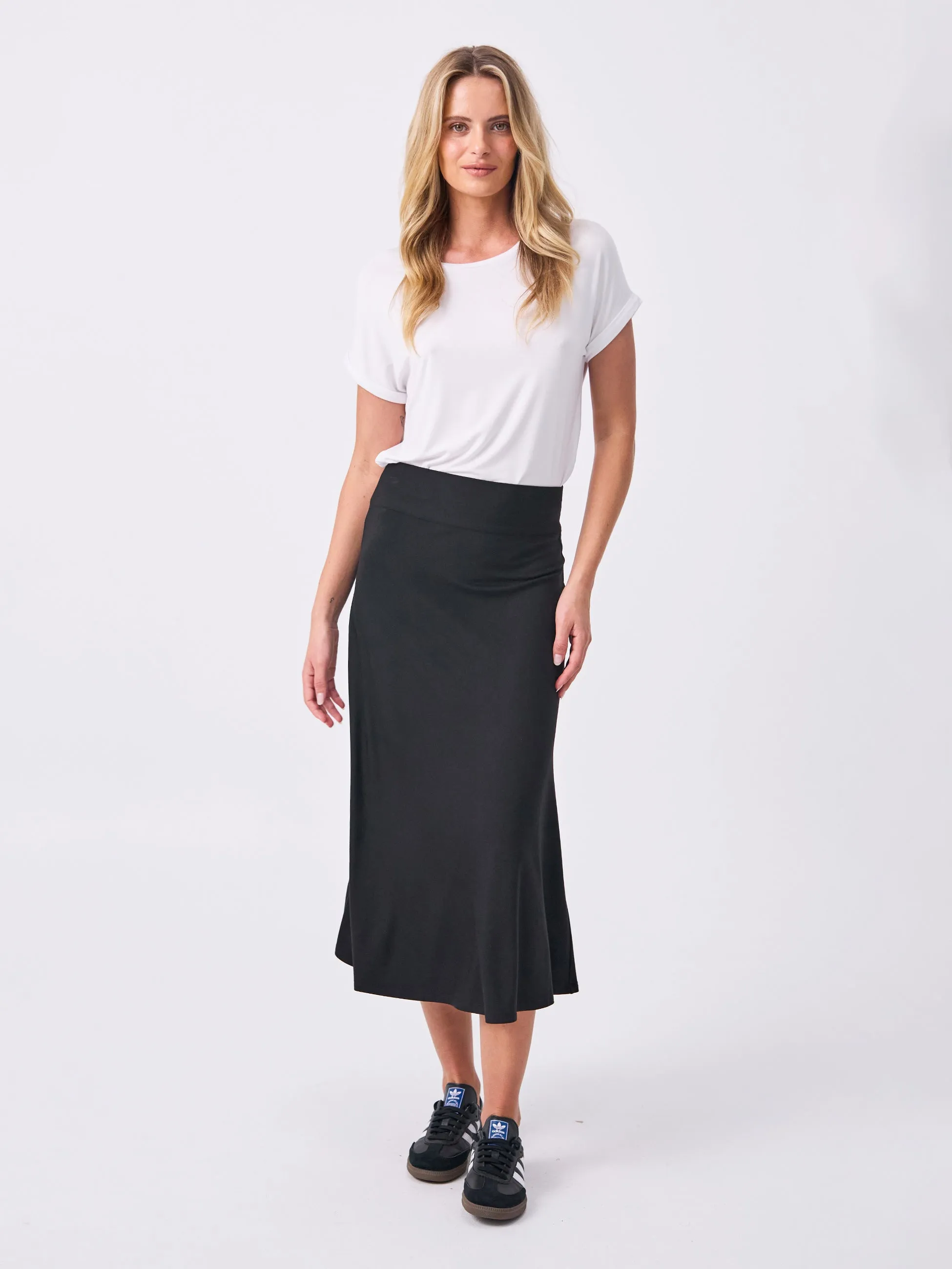 Nomad A line Skirt  - Black