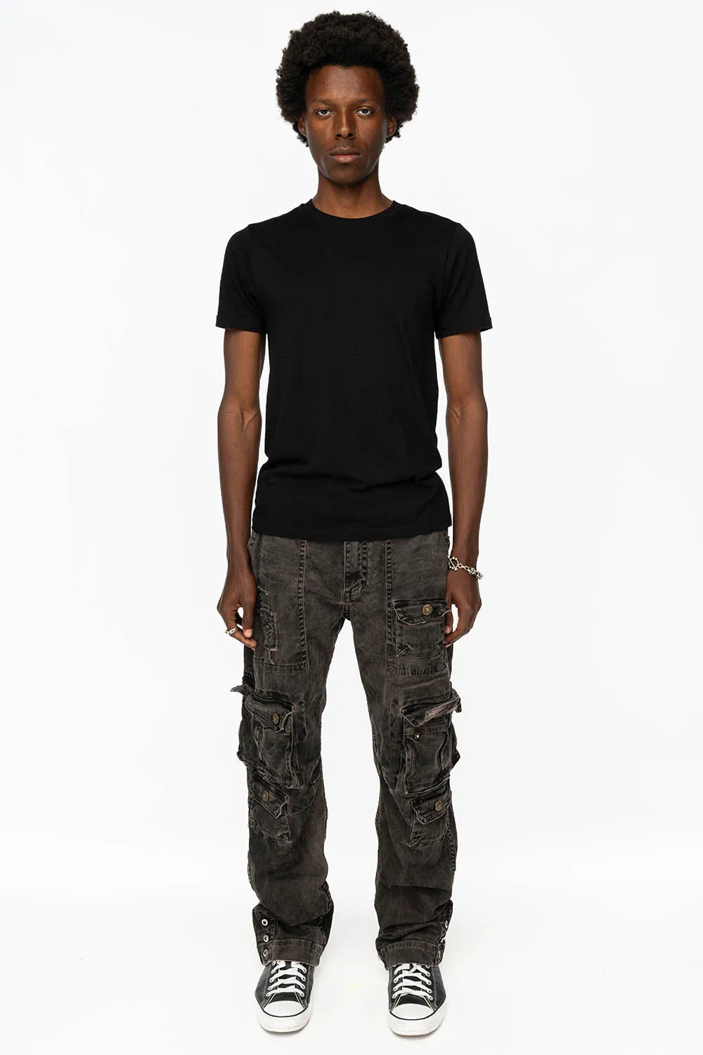 ORIGINAL ROBIN’S JEAN CALL OF DUTY CARGO PANTS IN VINTAGE CHARCOAL WASH
