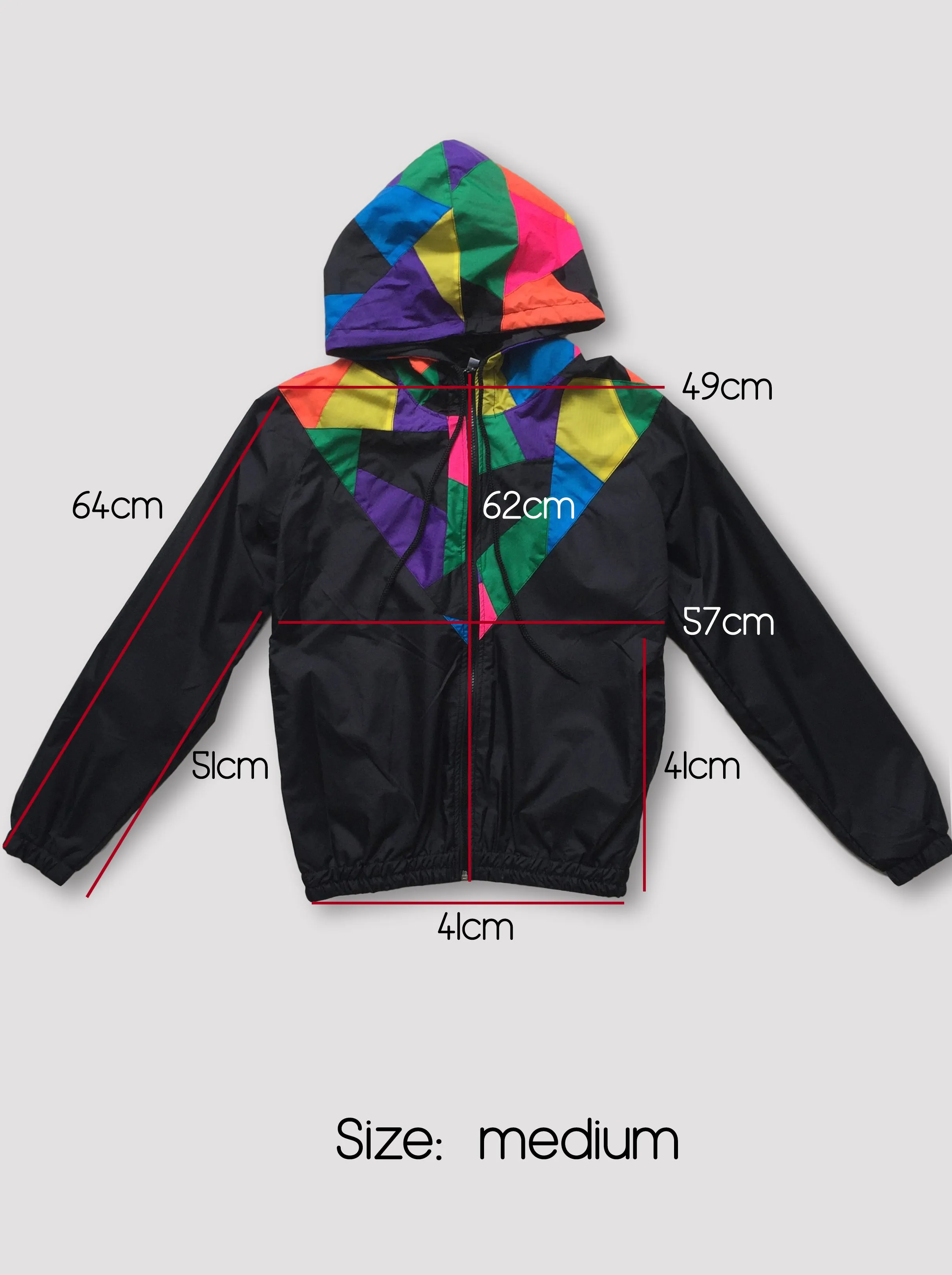 Patchwork Windcheater Jacket
