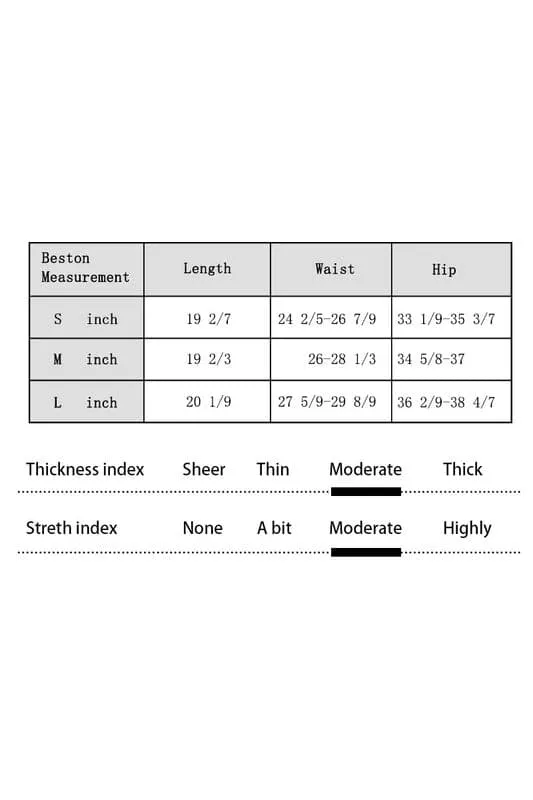 PZ122 Faux Leather Stretchy Shorts