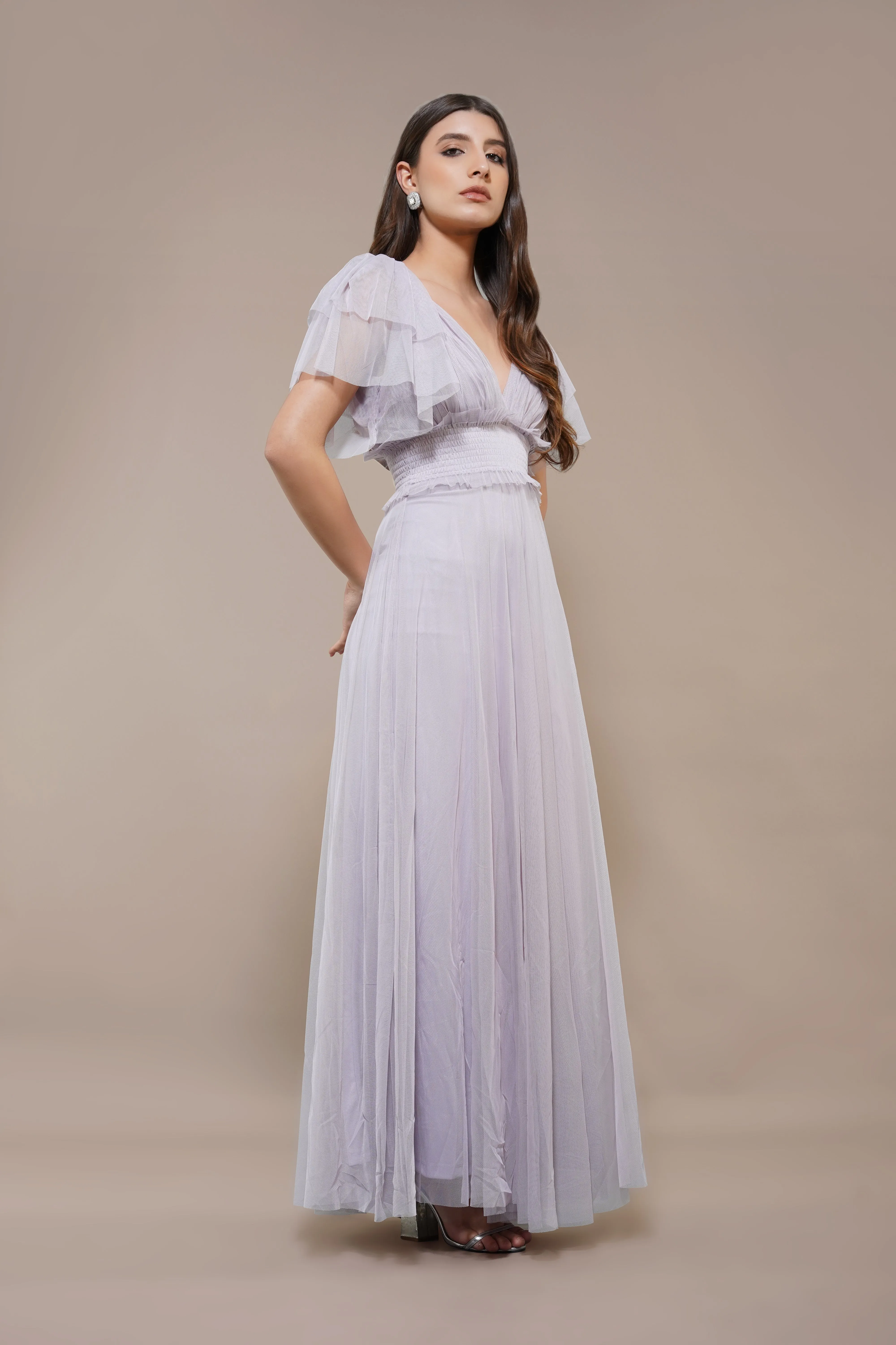 Shelby Lilac Maxi Dress