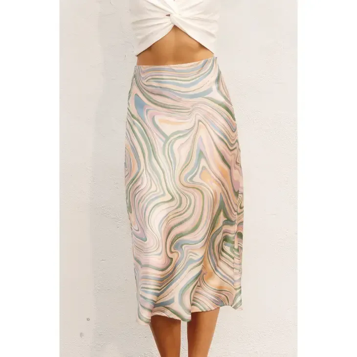So Fresh A Line Midi Skirt