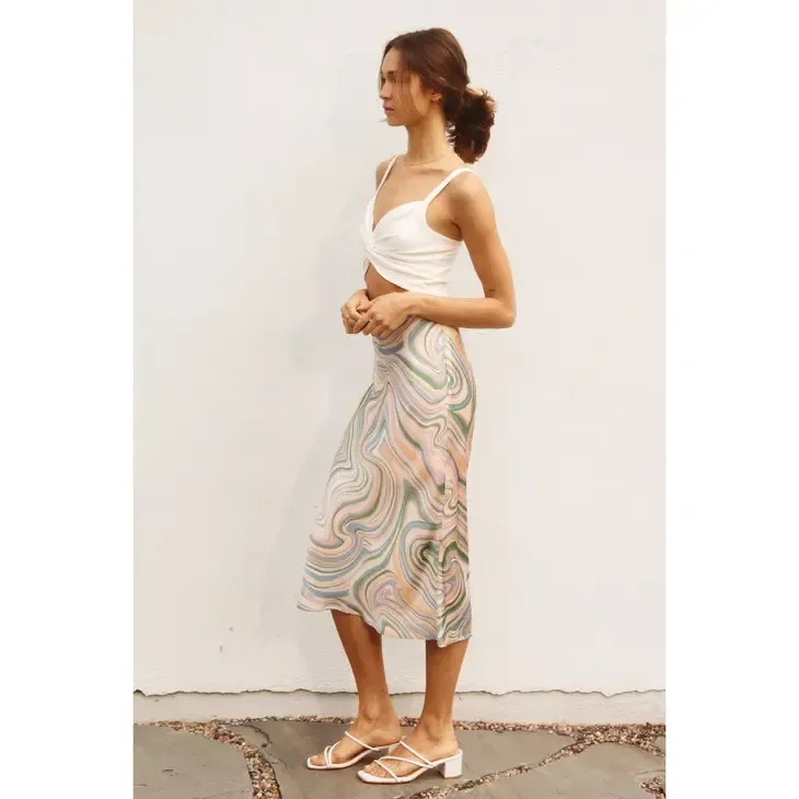 So Fresh A Line Midi Skirt