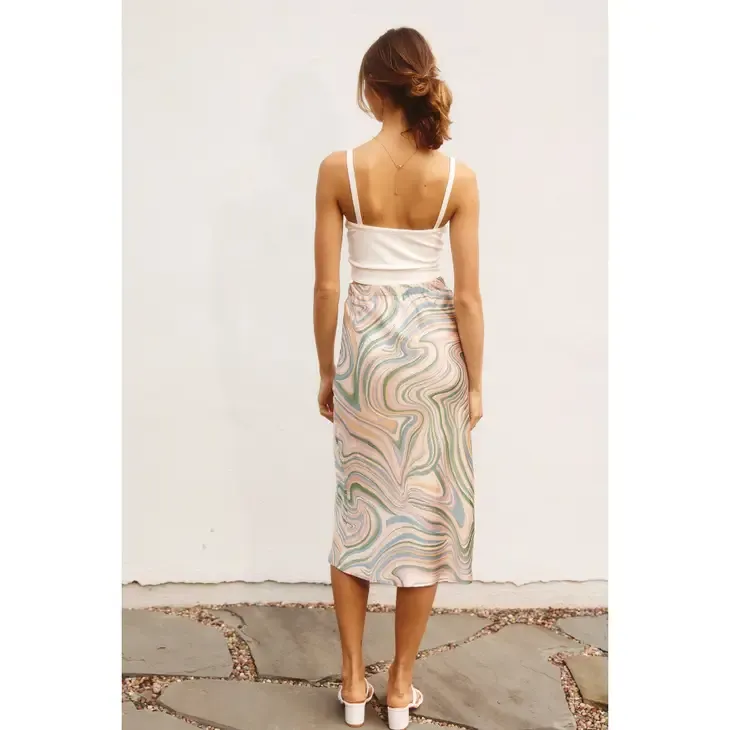 So Fresh A Line Midi Skirt