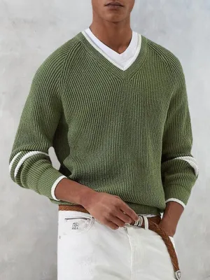 V-Neck Loose Fit Sweater