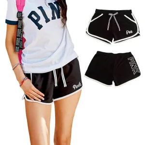 VS Secret Love Pink Women Active Shorts Tumblr Booty Fitness  Kyliejenner Sporting High Waist Joggers Shorts Bermuda Feminino