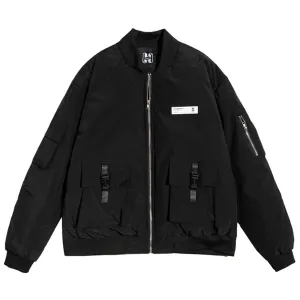 WLS Functional Labeling Bomber Jacket