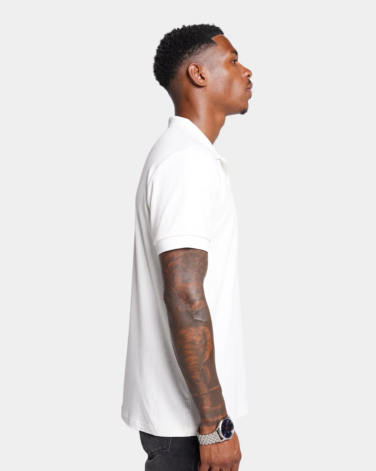XXIII Luis Rib Polo Shirt White
