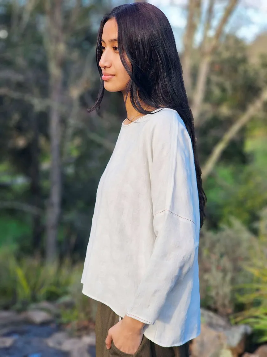 Yaza - Cotton Jacquard Top