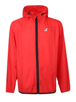 Zip-up hooded jacket