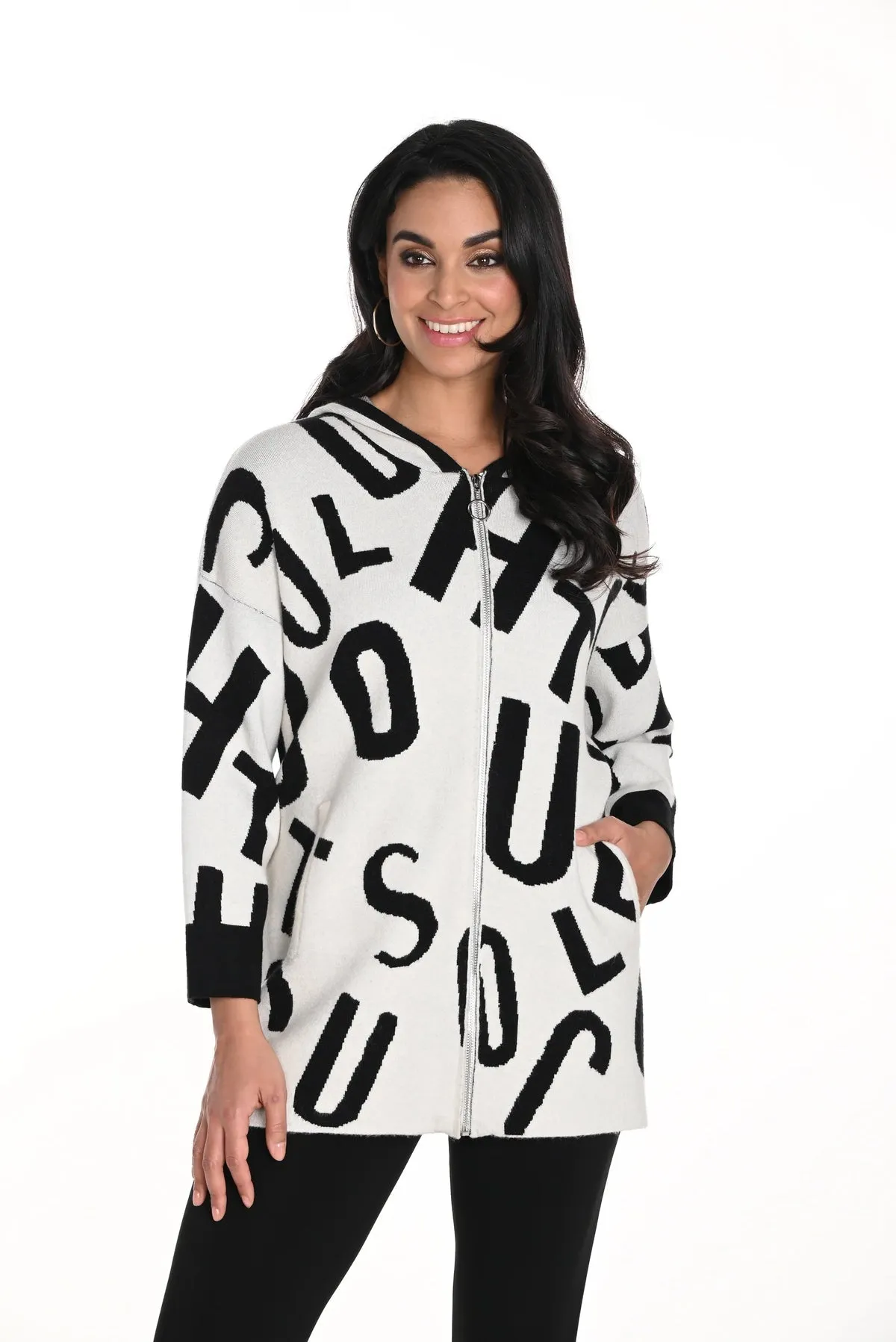 Zip Up Letter Jacket